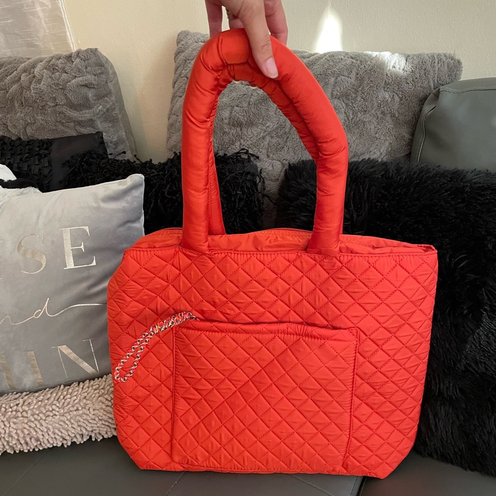Orange large bag/tote